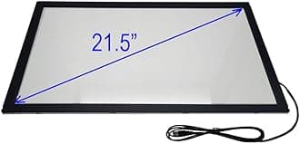 Chengying 21.5 inch (16:9) Infrared Multi-Touch Overlay - IR Touch Frame - 21.5" Infrared Touch Panel - USB Interface - with Protective Glass
