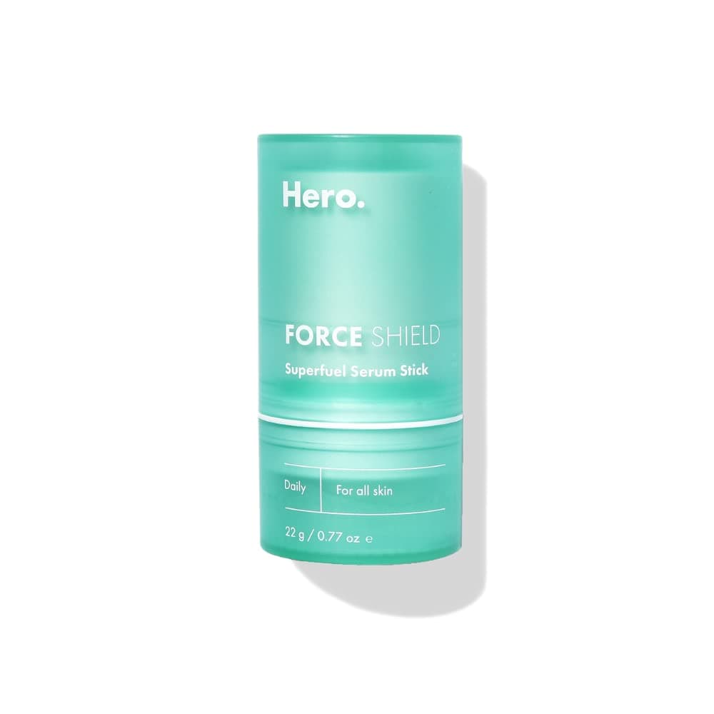Hero Cosmetics Force Shield Superfuel Serum Stick - Ultra-restorative, Travel-ready Gel Stick to Hydrate and Boost Skin’s Microbiome - Non-irritating and No Pore-clogging Silicones (1 Count)