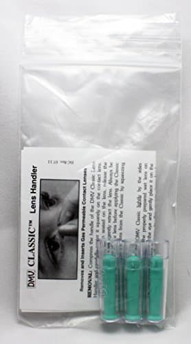 DMV Classic Vented Contact Handler - Inserts and Removes Hard and RGP Contact Lenses - Pack of 3