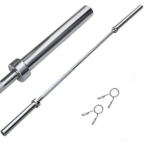 Strongway20KG 7FT Olympic Bar (700LBS/320KG Rated) Barbell Weight Lifting Barbell Chrome