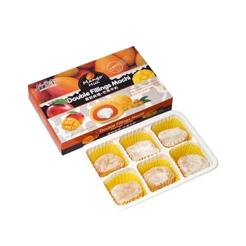 Bamboo House Mango Milk Mochi 180g - TikTok Trending - Rich Mango Milk Filling - Ultimate Sweet Treat