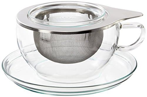 Trendglas Jena Tea Time Tea Cup with Stainless Steel Filter (0.3Ã‚Â Litre) by Trendglas Jena