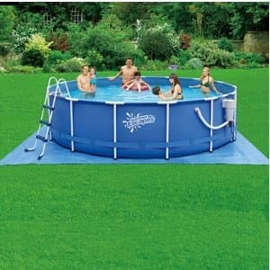 Summer Escapes Round Frame Swimming Pool Replacement Liner ONLY (12ft x 30in)