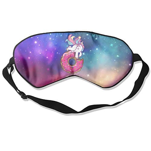 Unicorn Donut Cute Natural Silk Sleep Mask & Blindfold Super-smooth Eye Mask