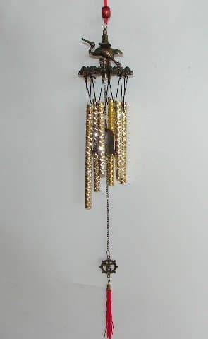 6 Rod Wind Chime - Yellow