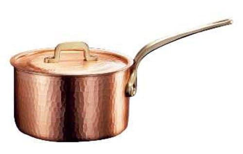 Pure copper Deep saucepan, 18 cm, Tsuiki SN-1 Handmade.