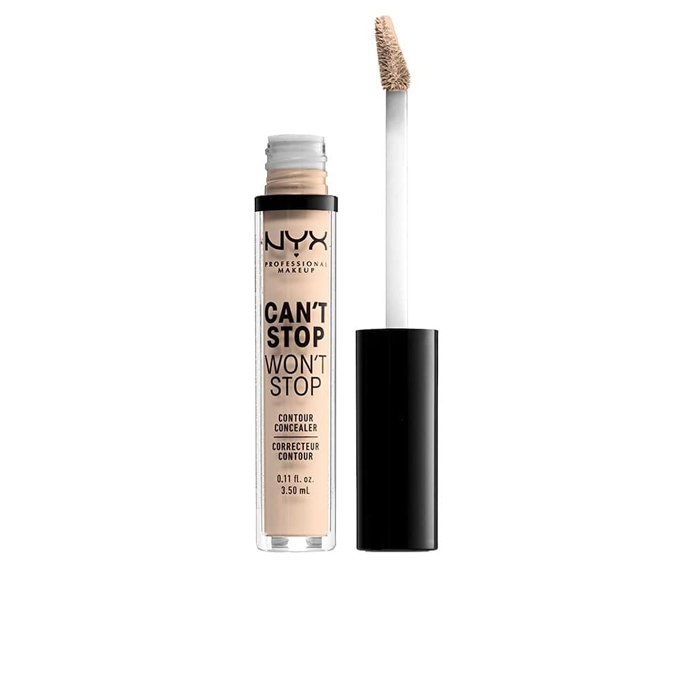 Nyx Professional Makeup Can'T Stop Won'T Stop Contour Concealer, Fair 1.5, 0.11 Fl Oz (Pack Of 1)
