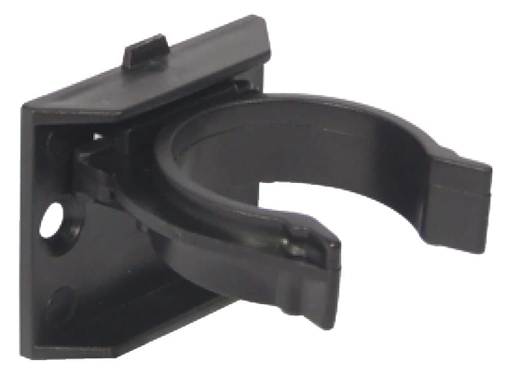 Pack of 10 x Strong Kitchen Plinth/kickboard Clips with mounting Bracket for Screw Fixing Black Plastic
