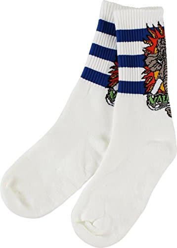 Socco Streetplant Mammouth Crew White Sock(10-13)1pr