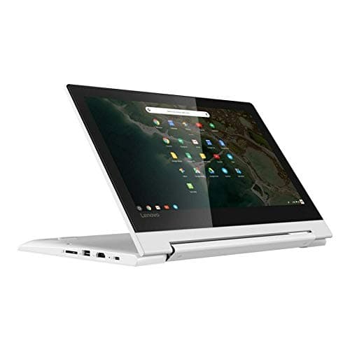 Lenovo Chromebook C330 81HY0008UK Laptop, MediaTek MT8173C Processor, 4GB RAM, 32GB eMMC, 11.6", Blizzard White