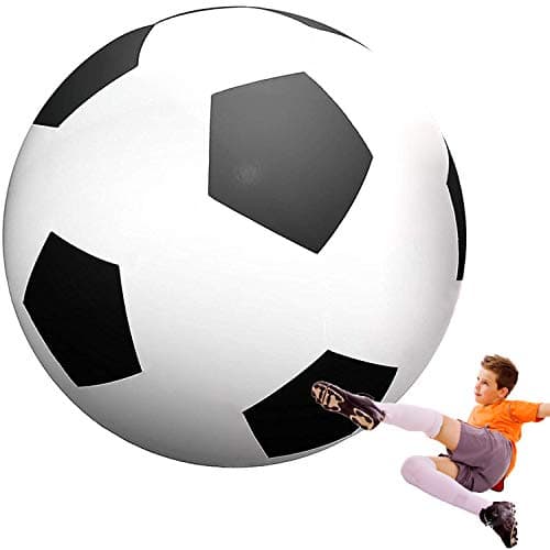 Happybuy Giant Beach Ball 6 ft Soccer Ball Diameter Extra Large Inflatable Beach Ball Pool Toy Jumbo Beach Ball