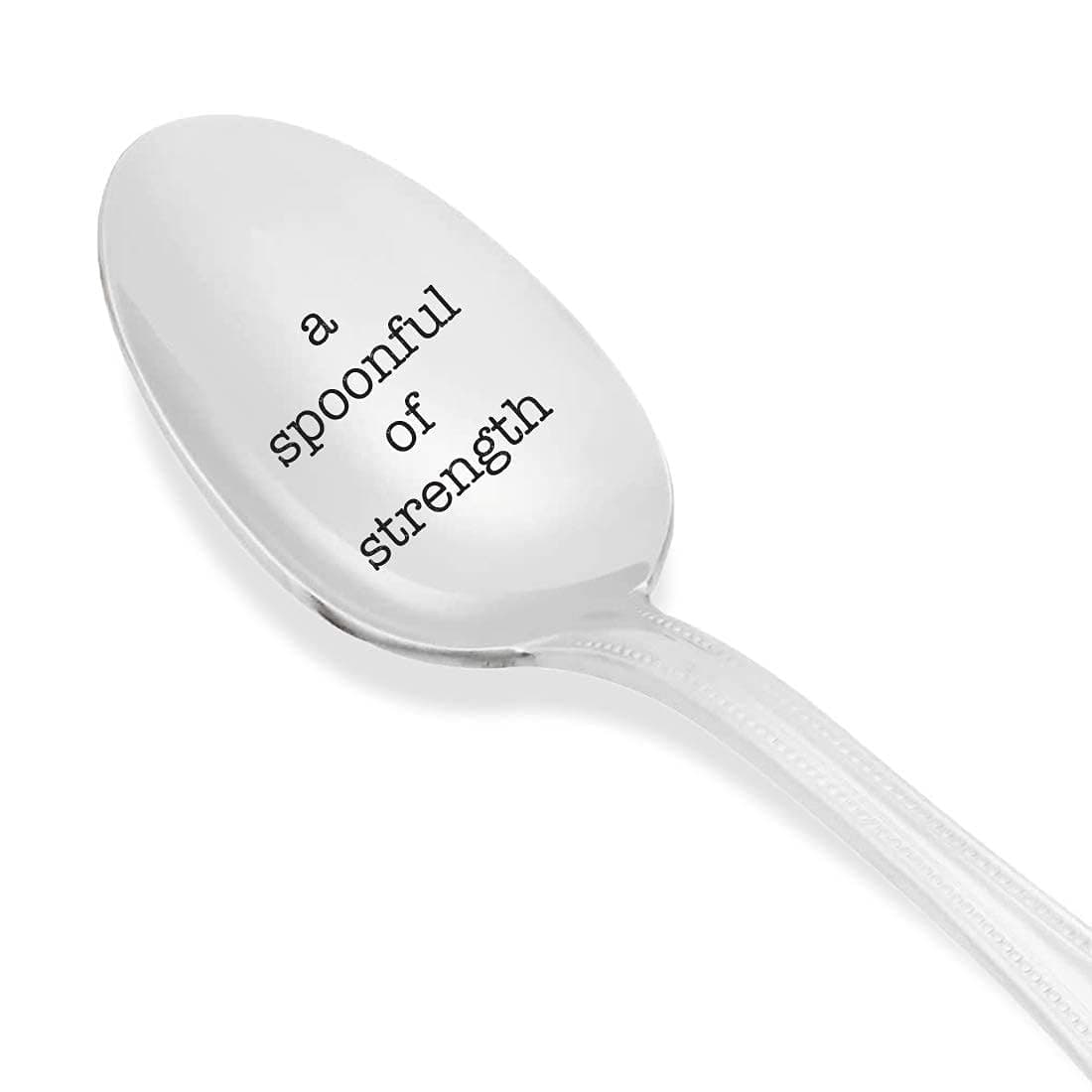 signatives A Spoonful of Strength - Spoonie Spoon - inspirational gifts - engraved spoon for chronic pain sufferers,Spoonie - Spoon Theory gift - dad gifts - motivational gifts
