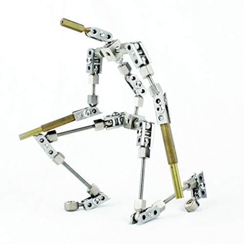 CINESPARK Professional NOT-Ready-Made 27CM 1:8 Proportional Adult Man Armature DIY Stainless Steel Studio Animation Armature for Stop Motion Character Puppet