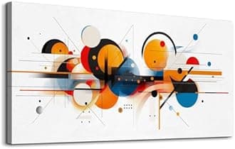 hyidecorart Large Wall Art For Living Room Wall Decorations For Bedroom Line Color Block Abstract Pictures Artwork Hang Pictures For Office Decor Hotel Canvas Prints Art Modern Wall Decoration