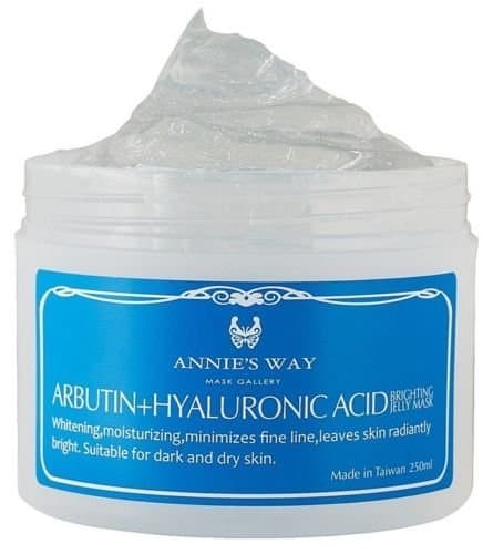 Arbutin Hyaluronic Jelly Brightening Facial Mask 250ml + Spatula by Annies way
