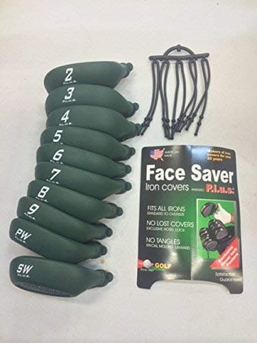Face Saver Plus Iron Covers: Set of 10, Green, Right Handed
