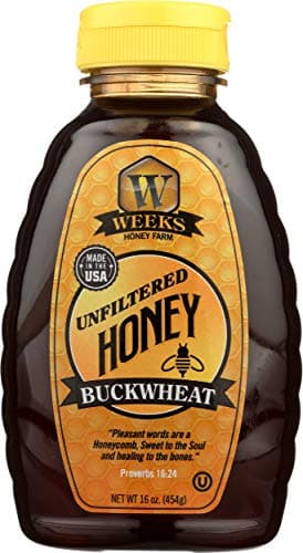 WEEKS HONEY Buckwheat Honey, 16 OZ