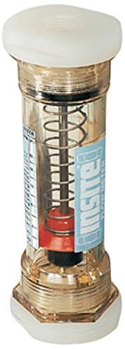 is-5 GPM-6-F-F Insite-Inline Flow Meters for Ultra Pure Water, Polysulphone, 5 GPM, Viton, Brass, 3/4" NPTF