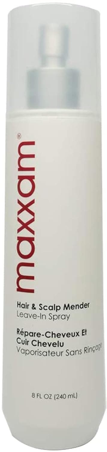 Maxxam Hair & Scalp Mender | Leave-in Spray | Moisturizes and Rejuvenates Dry Scalp and Damaged Hair | Alcohol Free | 8 Fl Oz