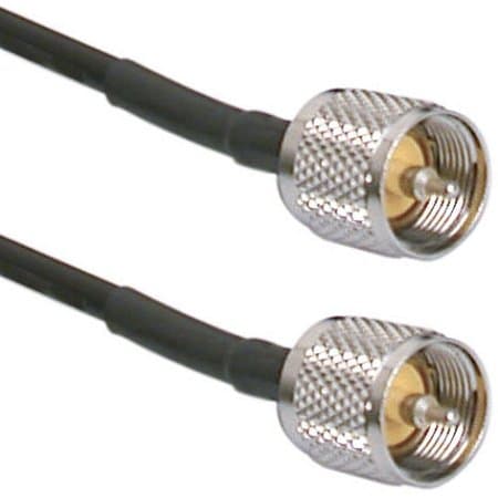 MPD Digital I LMR240 Coaxial Cable I PL259 Male to PL259 Male Connectors I Low Loss RF Coax I CB, Ham Radio, Transmitters, Antenna I 20 FT