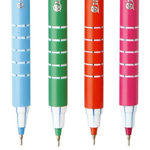 QuanTum Ballpoint pen 0.5mm Skate 111, Blue ink Pack 4 pcs.