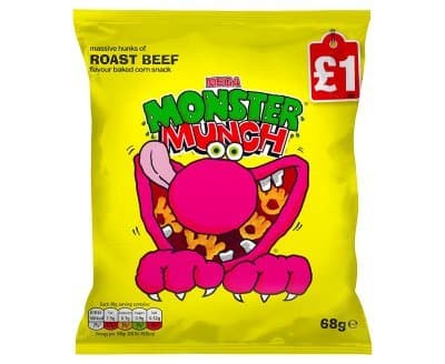 Mega Monster Munch Roast Beef Snacks PMP (68g x 12)