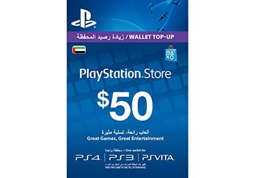SONY Playstation Live USD 50 PSN Recharge Card For PS4/PS3/PS Vita