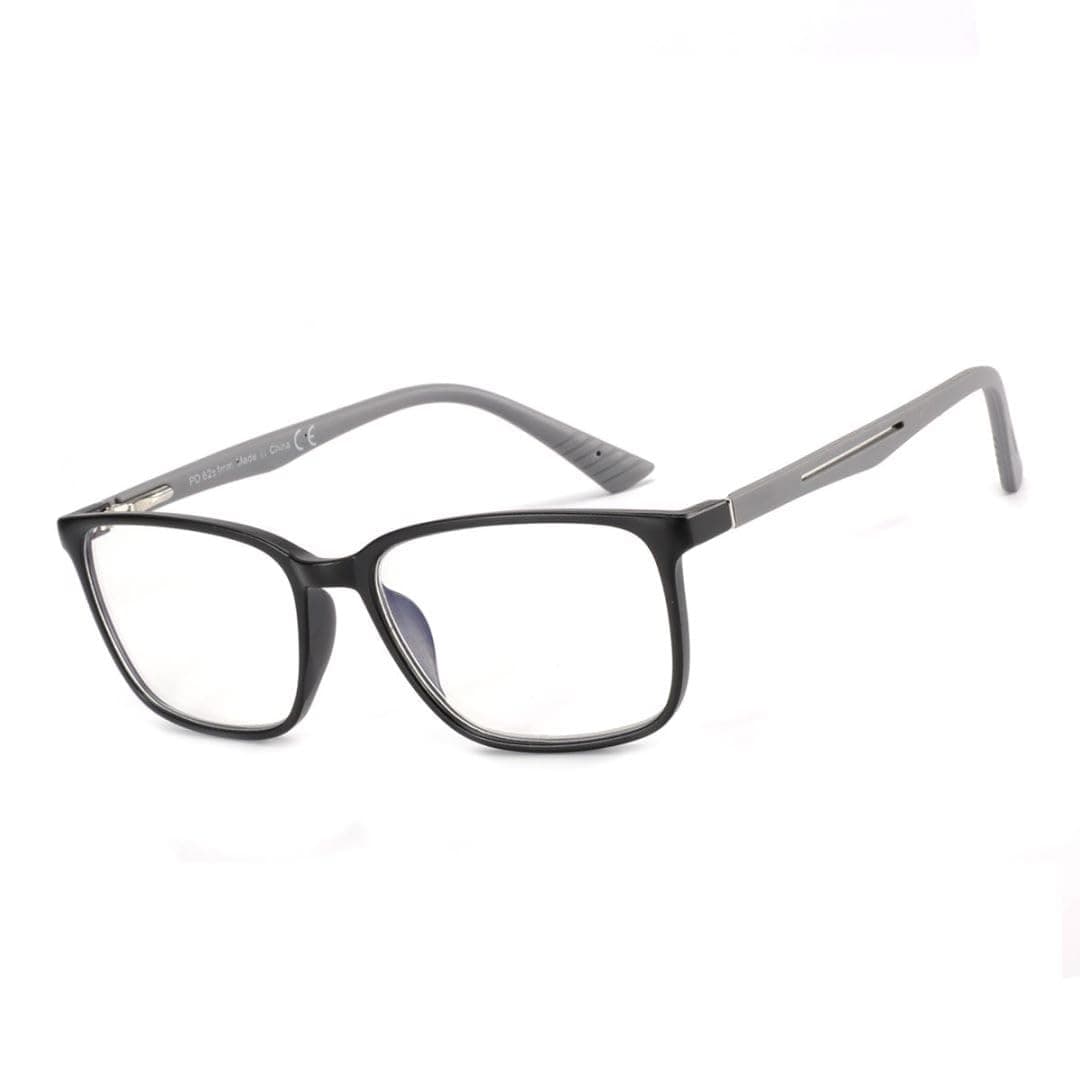 BLUEMOKY Blue Light Reading Glasses for Men,Sport Square Frame Readers, Anti Glare Computer Glasses