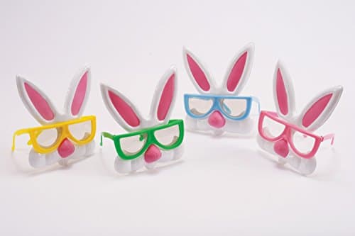 Easter Decorations Basket Fillers - Funny Bunny Specs Glasses