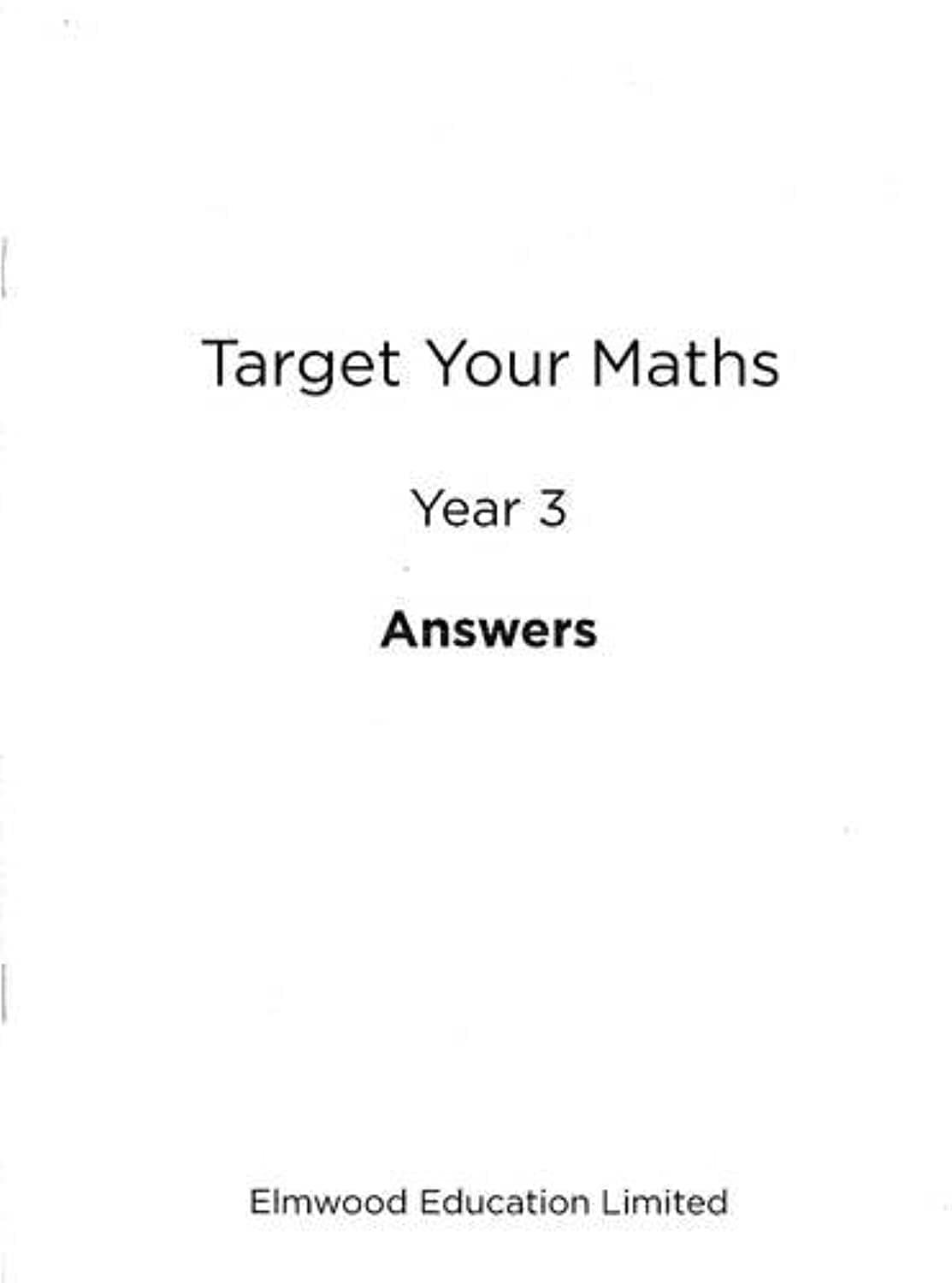 Target Your Maths Year 3 Answer Book Paperback – Import, 30 Nov. 2014