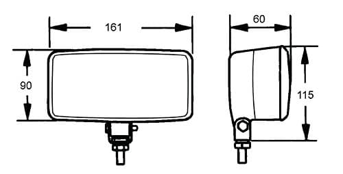 HELLA 005860891 450 Driving LAMP KIT (Clear Lens) H3 12V SAE/ECE