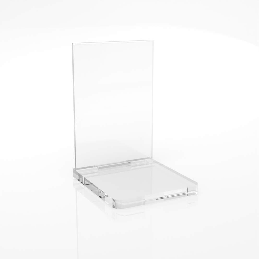 Premium Product Glorifier Unit/Counter Top Product Glorifier Display Stand (Clear, A4)