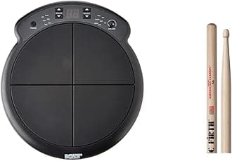 KTMP1 Electronic Drum and Percussion Pad Sound Module, Black & Vic Firth American Classic 5A Drum Sticks