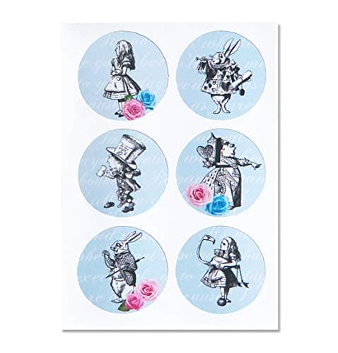 Vintage Alice in Wonderland Party (Alice in Wonderland Stickers)
