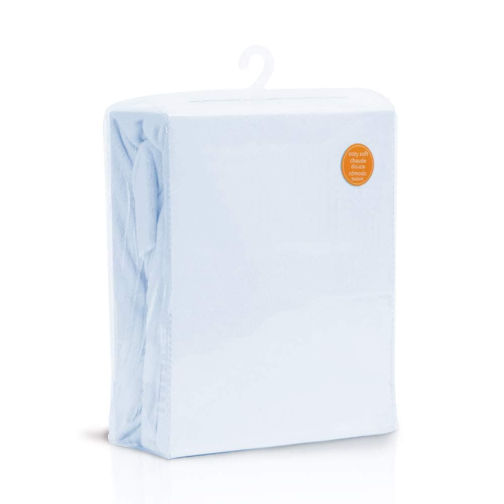 Uaugh Crib Sheets Super Soft Hypoallergenic Breathable Fitted Baby Sheets for Standard Crib and Toddler Mattresses.(Blue)