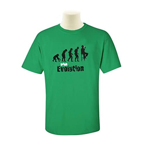 Keltic Legend T-Shirt With Irish Evolution, Green Colour Apparel