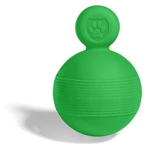 Safe Play Tug and Toss Ball Toy For Dogs, Small, Green