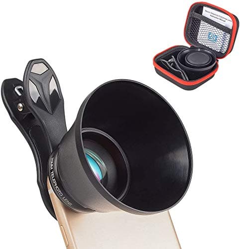 Morjava Cell Phone Camera Lens telephoto HD 2.5X Optical 70mm Portrait Phone Lens Compatible with iPhone X XS Max 8 X 8plus and Most Android Smartphone
