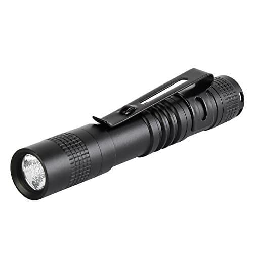 LED Pocket Mini Flashlight Penlight EDC Tactical Pen Light 400 Lumens Medical Torch Lamp with Clip AAA