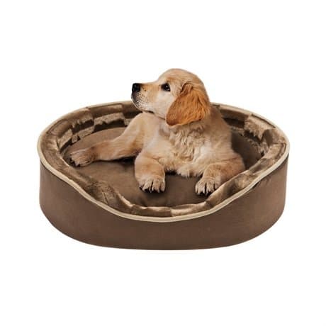 Forever Friends Oval Cuddler with Cushion, Brown, 27" x 21''