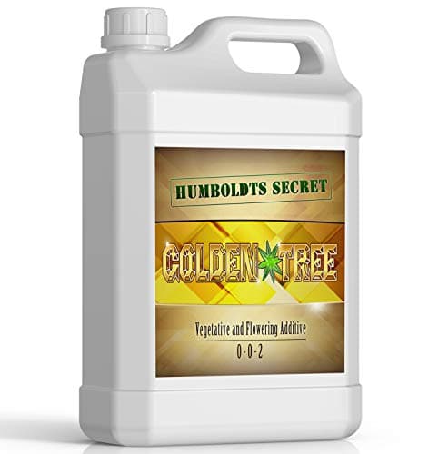 Humboldts Secret Golden Tree Liquid Plant Food | Enhances Growth Indoors or Outdoors | All-in-One Plant Nutrients for Vegetables, Trees, Flowers, Fruits, Roses, Lawns, Tomatoes | 1 Gallon