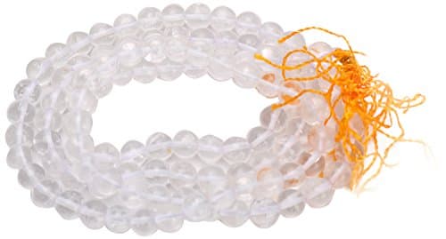 shreeji pooja pa Spatik Mala, 14 Cm , White