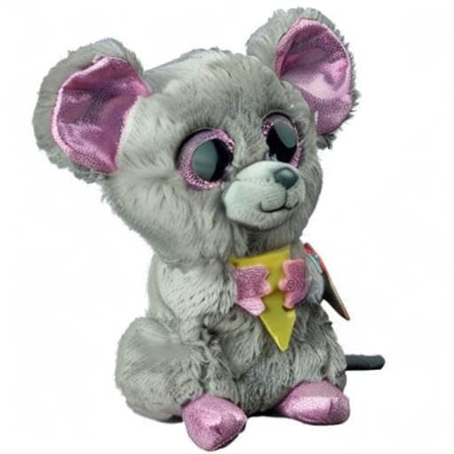 TY Beanie Boo Plush - Squeaker the Mouse 15cm