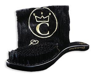 360 Gold Crown Wave Brush Onyx Black-Hard Bristle# 7770A