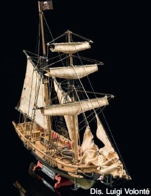 MamoliModello kit barca BLACKBEARD Wooden ship model kit scala - DUS_MV82