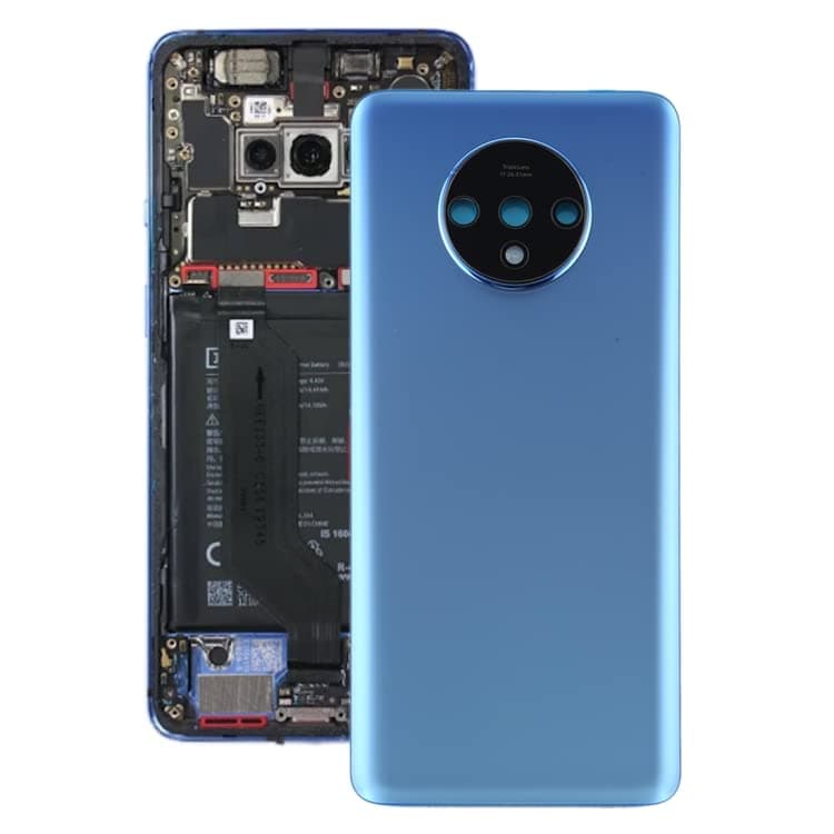 For OnePlus 7T Battery Back Cover with Camera Lens Cover