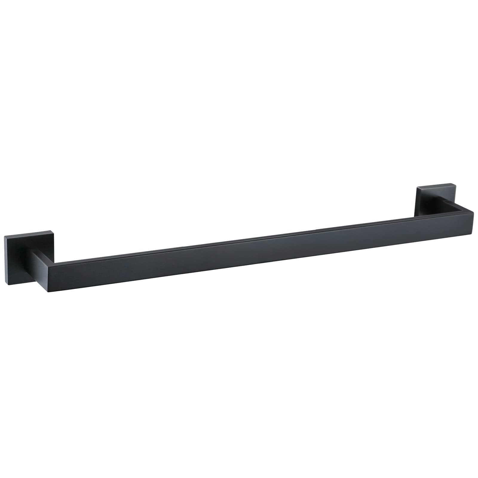 TNOMS Black Single Towel Bar Bathroom Hardware Accessories Towel Holder for Bathroom,Wall Mount Towel Rack Stainless Steel 23.6 Inch