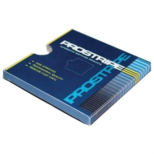 Prostripe PRS-R41718 1/4 X 150 Premium Dual Color Multipstripes Tomato Red/black