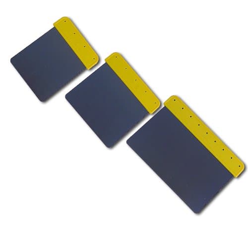 Wellforce 14218 3 Pcs 3'' 4'' 6'' inch Filling and Taping Knife Set Blue Steel Soft Grip Handle