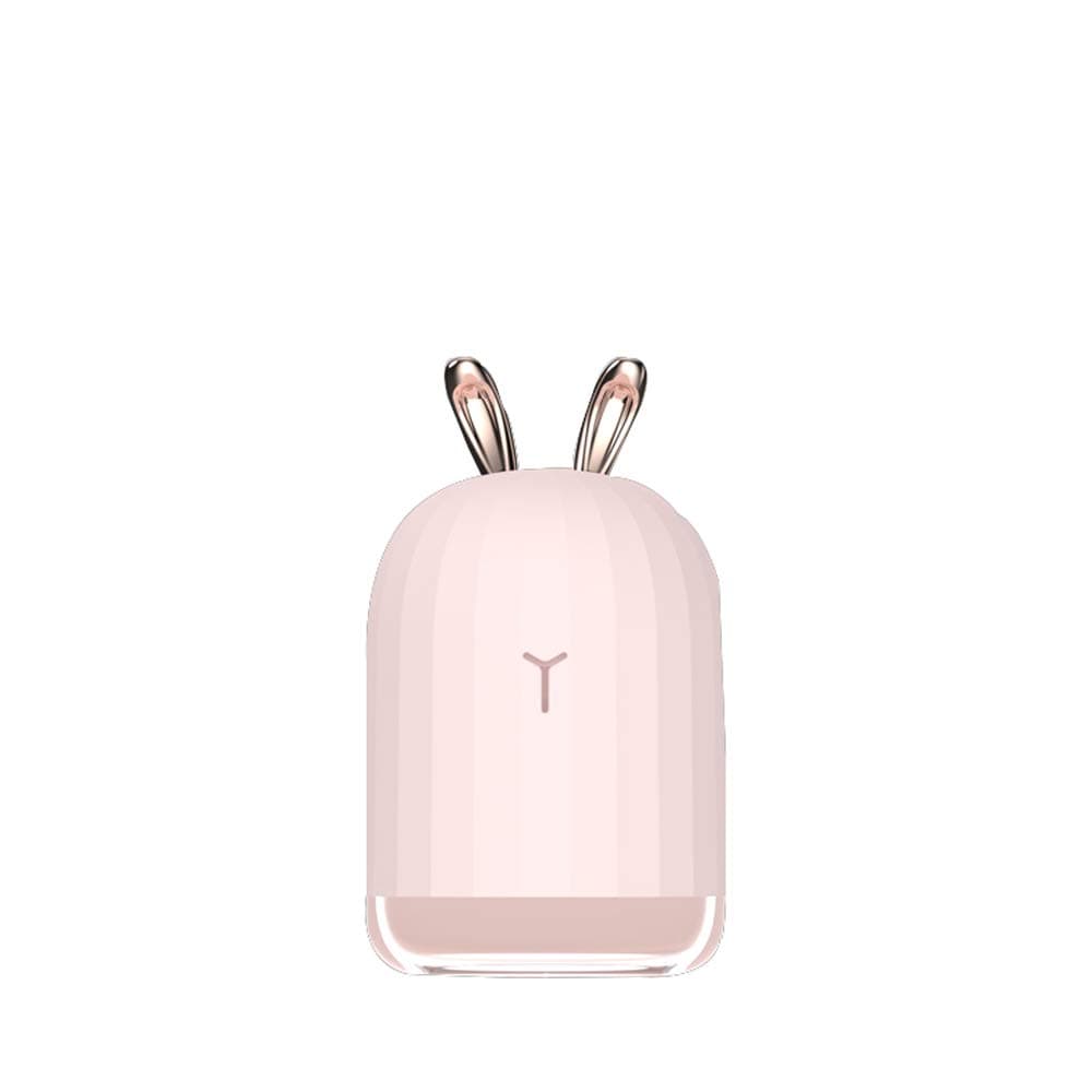USB Cool Mist Rabbit Humidifier Mini Rabbit Water Sprayer for Desktop Office Car with Timing and Automatic Shutdown